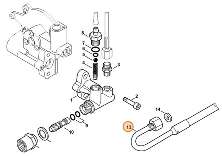 Wąż wysokociśnieniowy, Stihl 47806700800