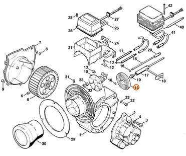 Tarcza regulacyjna, Stihl 47125220400