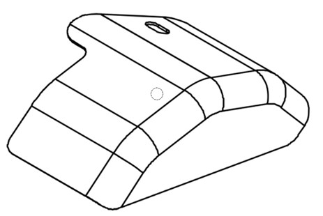 Osłona górna (biała), Orec 0220-10301