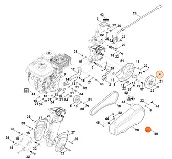 Koło paska klinowego, Stihl 62507111200