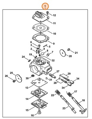 Gaźnik HD-18D, Stihl 11271200604