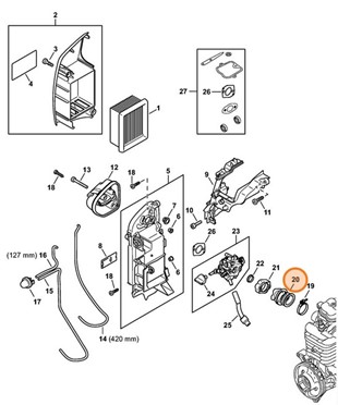 Krzywka, Stihl 42831412200