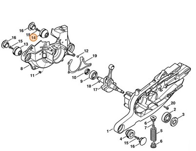 Amortyzator pierścieniowy, Stihl 42247909903