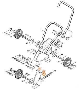 Ramię uchylne, Stihl 42247900400