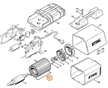 Stojan 240 V, Stihl 47176020210