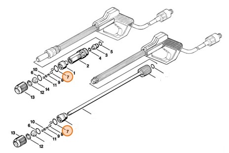 Okrągły pierścień uszczelniający 26,5x2,5, Stihl 96459457754