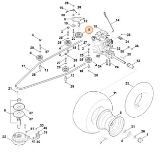 Krążek napinający, Stihl 61707601292