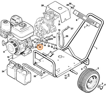 Mocowanie, Stihl 47105130500