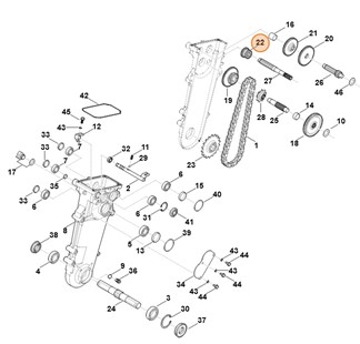 Koło zębate, Stihl 62506420104