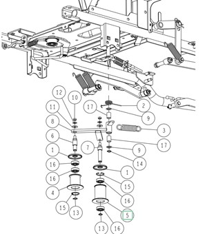 Rolka napinająca ostrze, Orec 0227-40300 