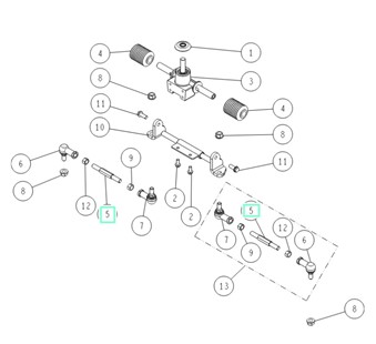 Drążek kierowniczy, Orec 0244-31300