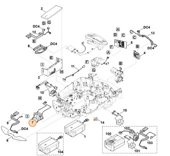 Uchwyt kompl., Stihl 63094306800
