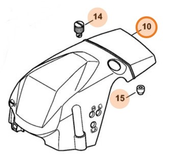 Pokrywa, Stihl 11400801616