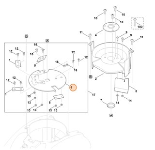 Tarcza noża, Stihl 60127021110