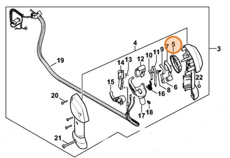 Koło nastawcze, Stihl 41497982100
