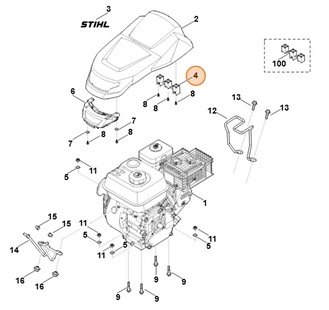 Element gumowy, Stihl 62507169601