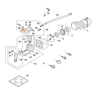 Przyłącze węża, Stihl RE027007311