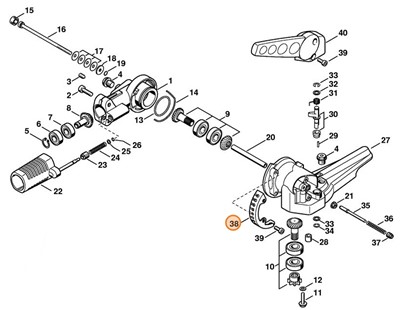 Listwa ustalająca, Stihl 42306424600
