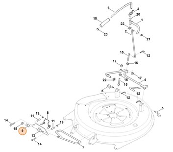 Element przegubowy, Stihl 61607634100
