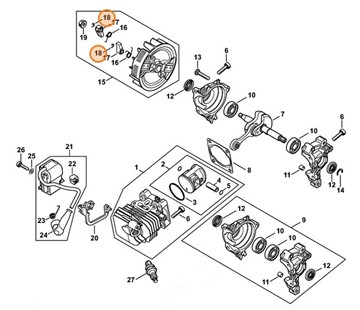 Podkładka zabezpieczająca 3,2, Stihl 94606240320