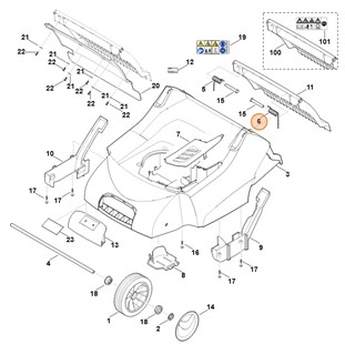 Sprężyna kątowa, Stihl 62907034920