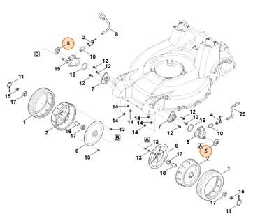 Śruba zaciskowa, Stihl 63787037500