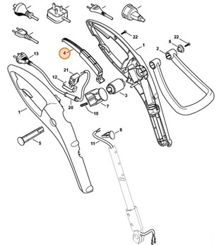 Dźwignia włączająca, Stihl 64217928800