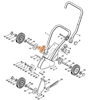 Zestaw przypory, Stihl 42240071021