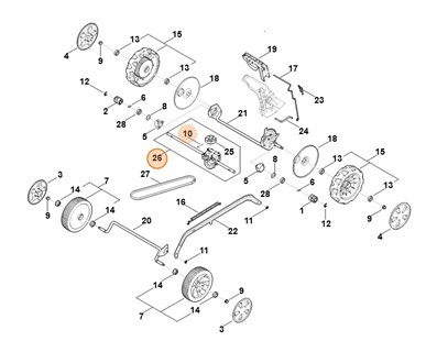 Przekładnia, Stihl WB216400100
