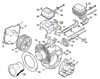 Mocowanie, Stihl 47125210410