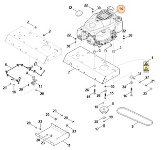 Spalinowy silnik benzynowy EVC 1000.0 (EVC1000-0001), Stihl 60010111815