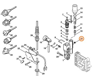 Śruba zamykająca, Stihl 47405100600