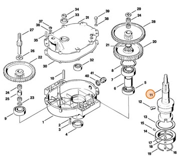 Wrzeciono, Stihl 43086423500
