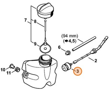 Głowica ssąca, Stihl 00003503503