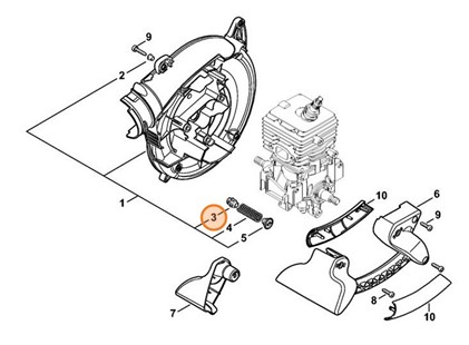 Zatyczka antywibracyjna, Stihl 42417922901