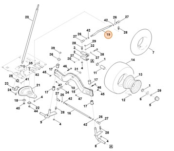 Drążek, Stihl 61657031700