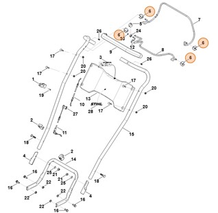 Element łożyskujący, Stihl 63647634000