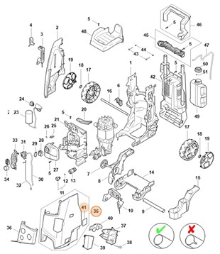 Pokrywa, Stihl RE017002107