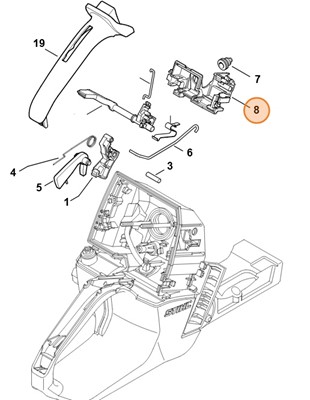 Mocowanie, Stihl 11441822100
