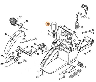 Filtr, Stihl 11281242802