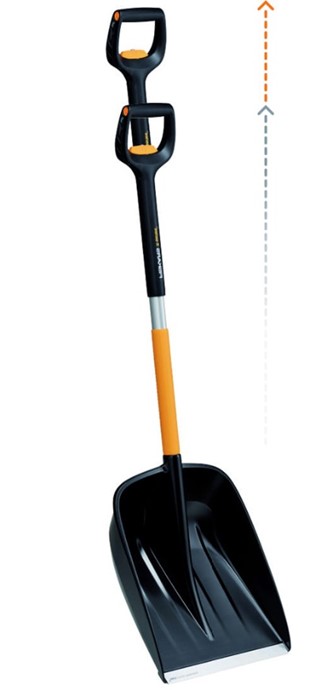 Łopata do śniegu X-series teleskopowa, Fiskars 1057188