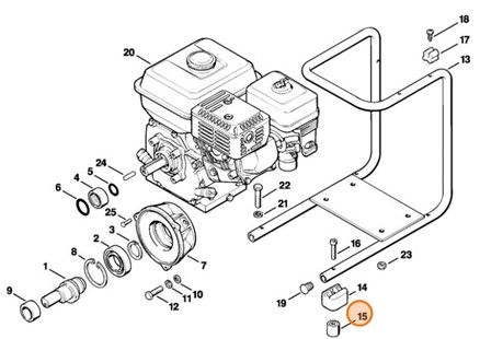 Amortyzator pierścieniowy, Stihl 47187912800
