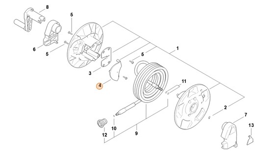 Prowadzenie węża, Stihl RE017931800