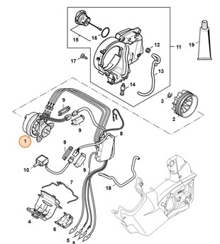 Silnik elektryczny, Stihl 12526000200
