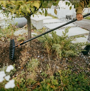 Głowica grabie uniwersalne do trawy ogrodowe z tworzywa OneClick, Fiskars 1080674