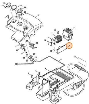 Płytka obwodów drukowanych, Stihl 47804303200