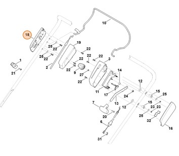 Część obudowy, Stihl 63561821303