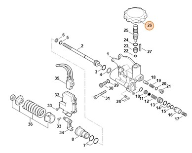Pokrętło, Stihl 47805120400
