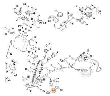 Wyłącznik, Stihl 61704300541