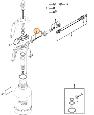 Trzpień regulacyjny, Stihl 42555002901